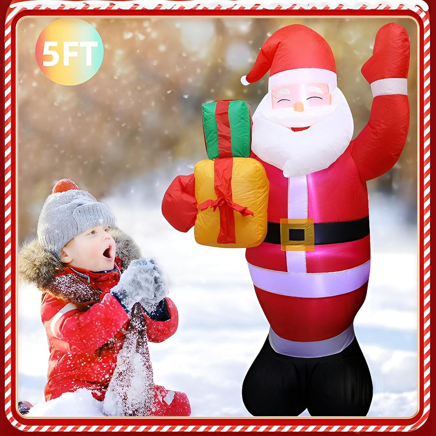 Walfront Christmas Decoration For Inflatable Christmas Man, Inflatable Christmas Old Man Old Man, Cute Led Growth Inflatable Christmas Man For Garden
Walfront Christmas Decoration For Inflatable Christmas Man, Inflatable Christmas Old Man Old Man, Cute Led Growth Inflatable Christmas Man For Garden