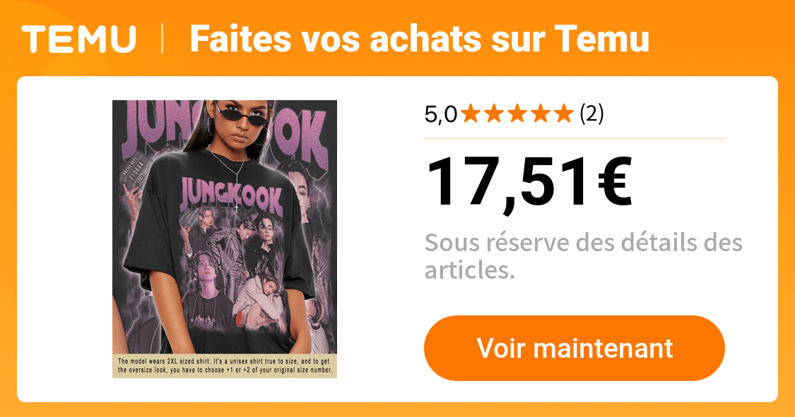 t shirt jungkook boho chic adultes design coréen - Temu France