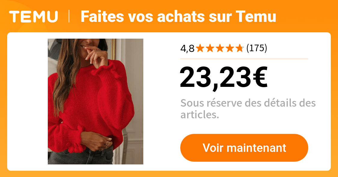 pull élégant femme pull dhiver bords manches volantés - Temu France