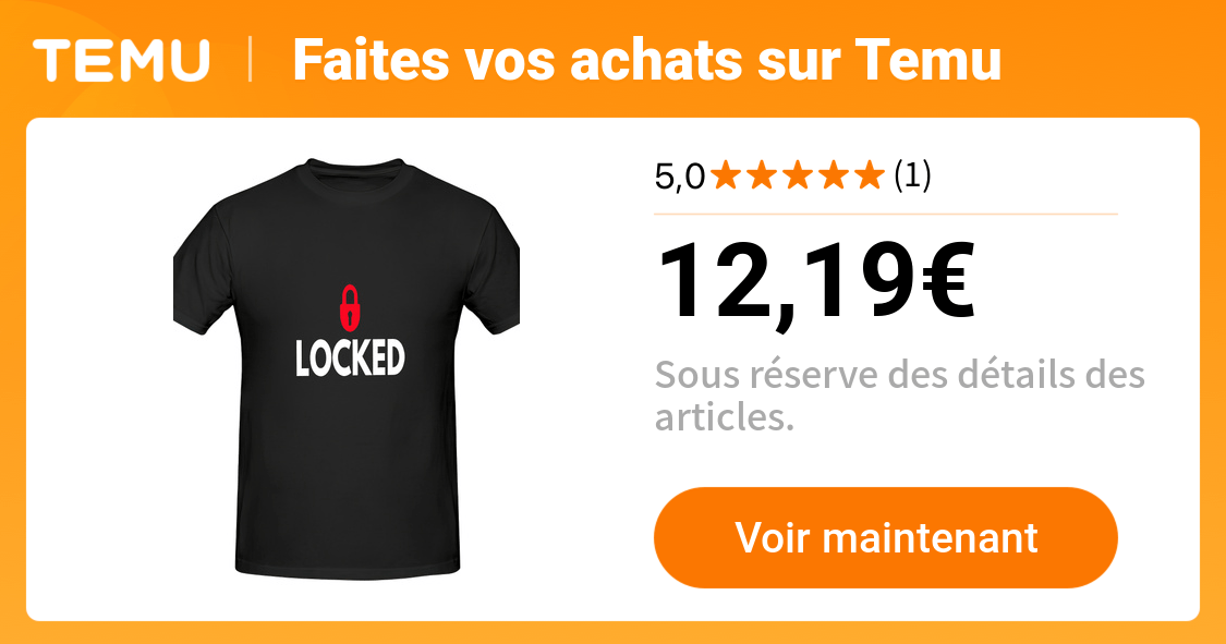 1pc t shirt décontracté en coton homme impression - Temu France