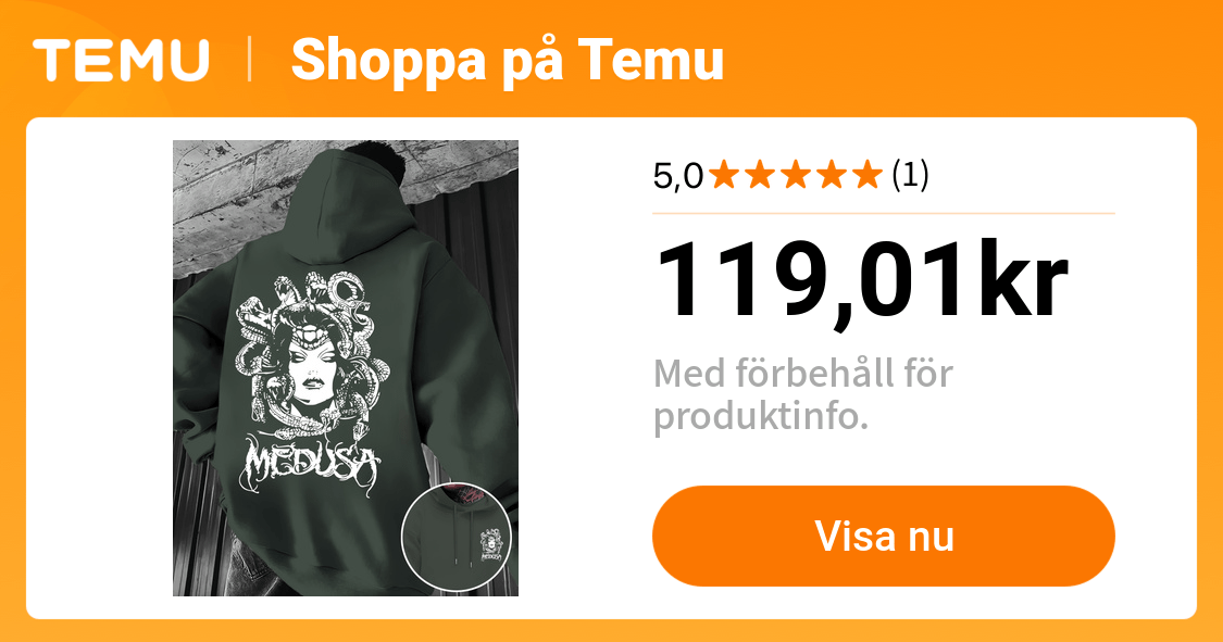 medusa-grafiktröja för män - kunglig blå grekisk mytologi-hoodie med känguruficka, dragsko och huvudl – och mångsidig tröja för vardag & looks – maskintvättbar streetwear | Hitta Bra Erbjudanden Nu | Temu
