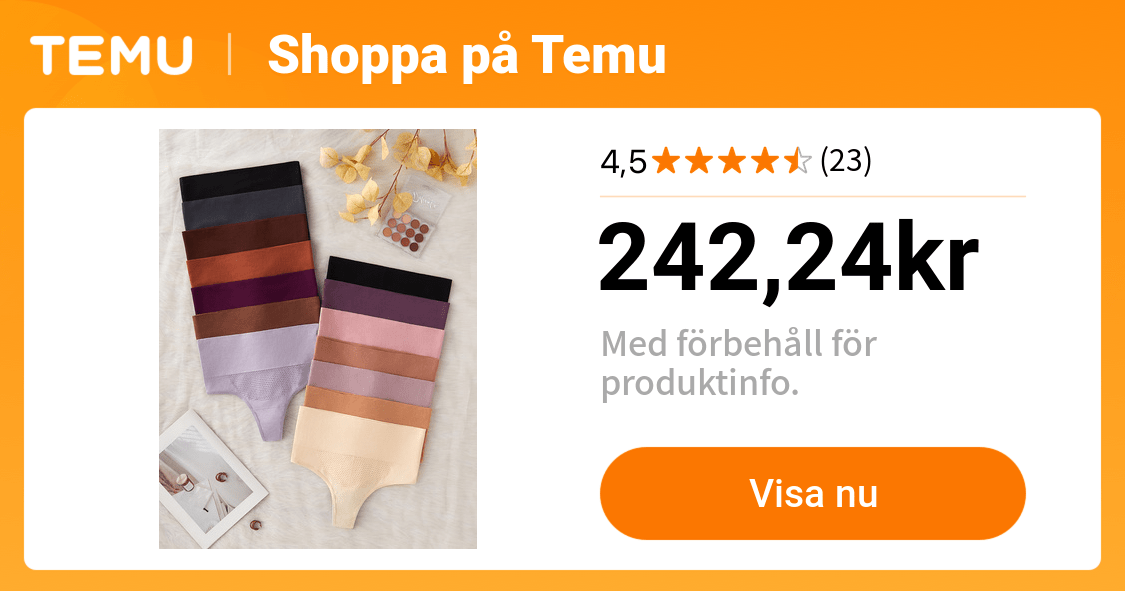 14-pack högmidjade sömlösa trosor - Temu Sweden