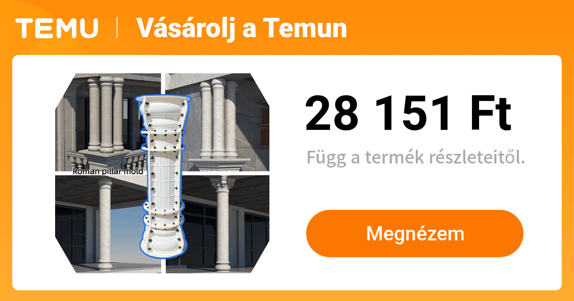római oszlop forma európai stílusú villa kis oszlop erkély - Temu Hungary