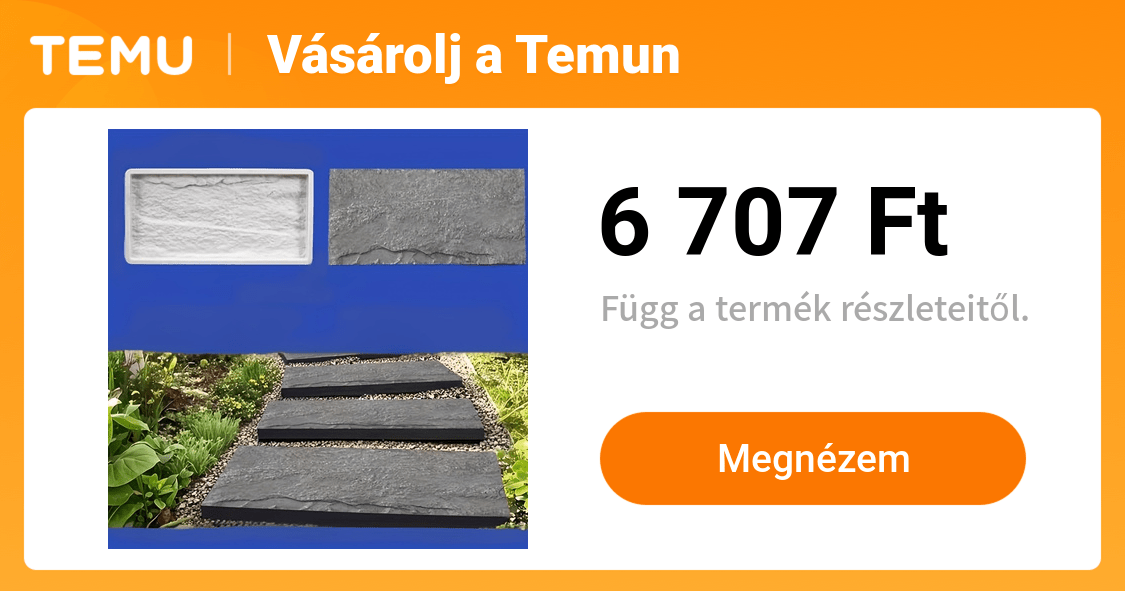nagy kültéri kőlépcső forma diy erős valósághű - Temu Hungary