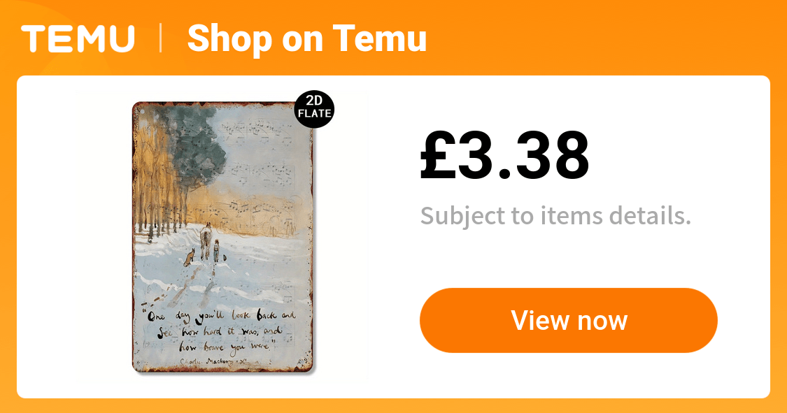 inspirational "boys, moles, foxes, and horses" vintage aluminum wall art - 20.32x30.48cm, nostalgic winter scene with motivational quotes, decor, ideal birthday or anniversary gift | rustic wall art | durable inspirational decoration - home & kitchen - Temu United Kingdom