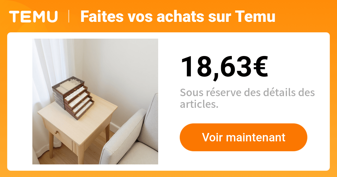 boîte à bijoux   étages en   couvercle   - Temu France