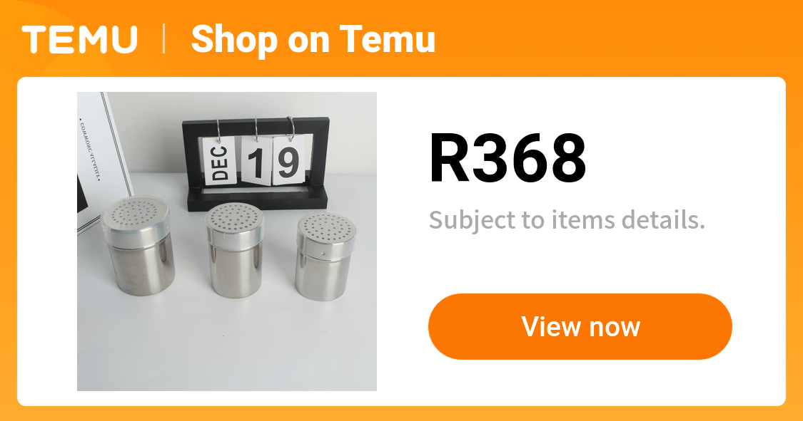 three piece stainless steel spice jars set powder shaker bbq - Temu South Africa
