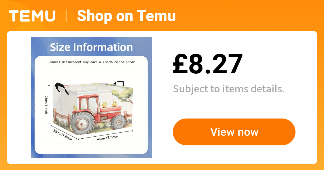 1pc extra large foldable storage basket - Temu United Kingdom