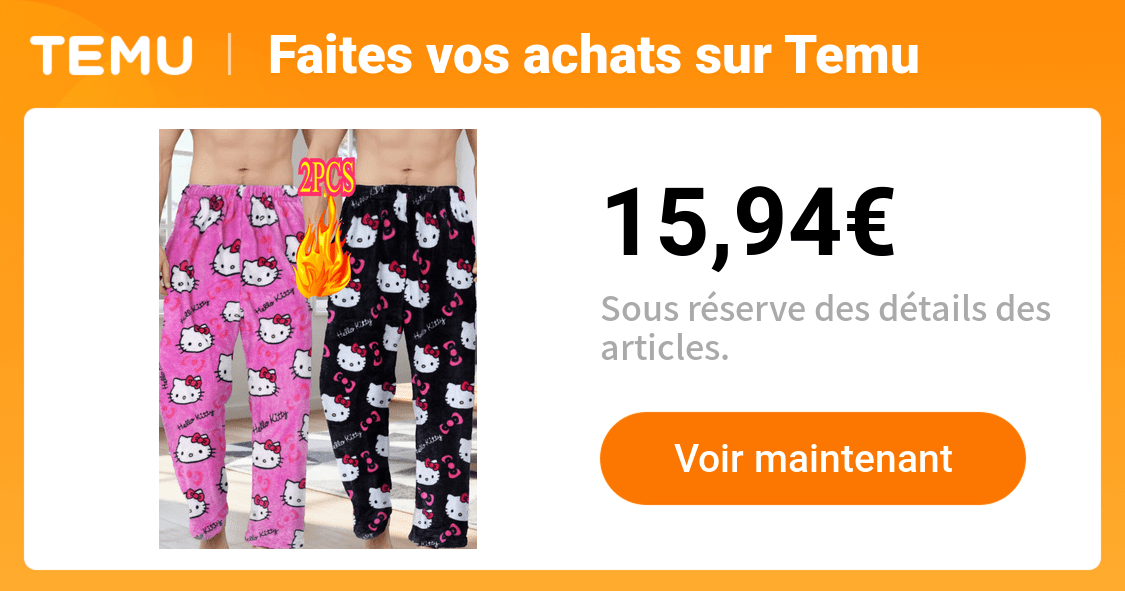 2pcs pantalons en flanelle femmes hommes chaleur - Temu France