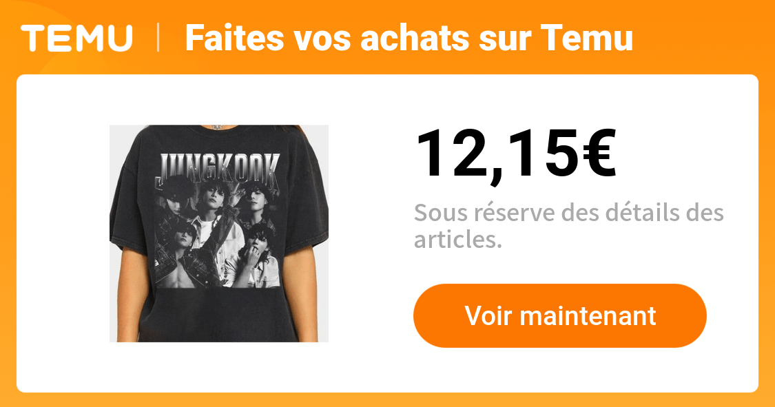 t shirt bootleg rétro jungkook 90s t shirt jungkook unisexe - Temu France