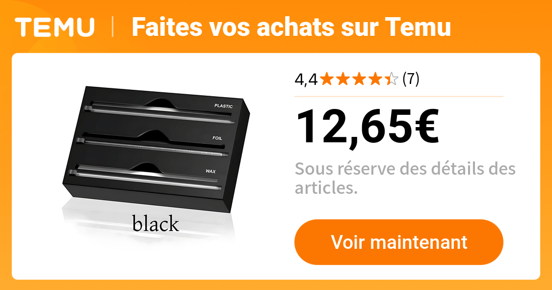 1pc nouveau distributeur papier aluminium multicolore sain - Temu France