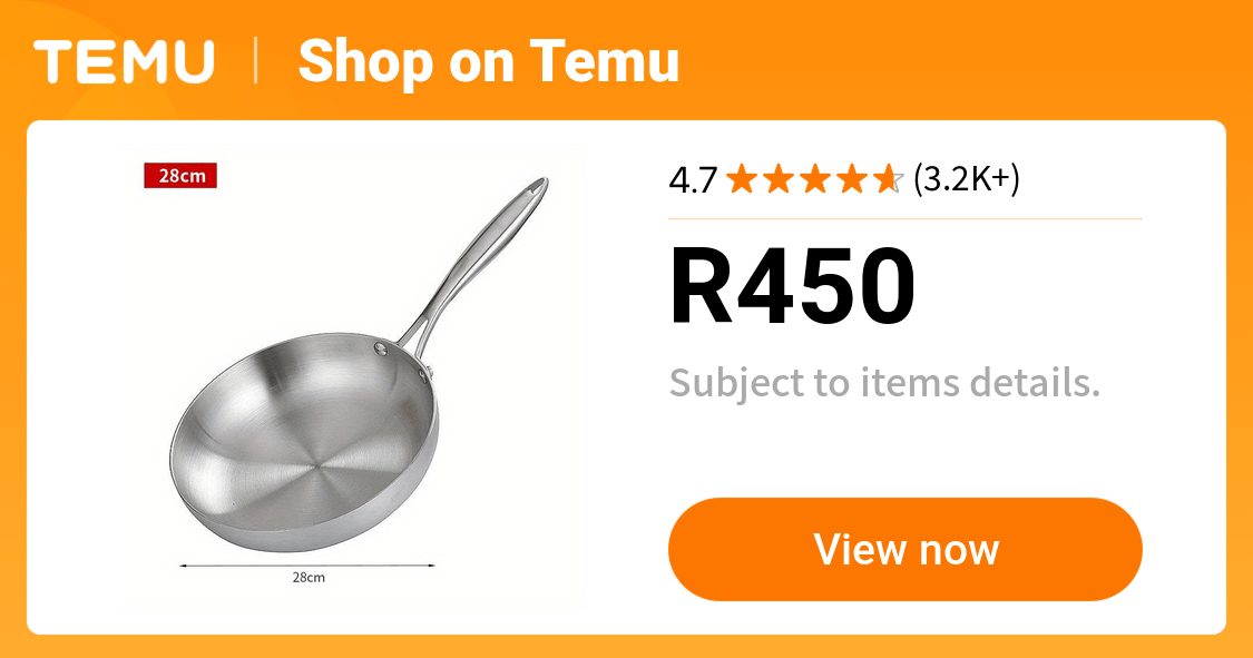 stainless steel frying pan non stick pot gas stove induction - Temu South Africa