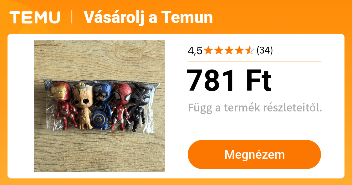 5 db karakterfigurák pókember vasember amerika kapitány - Temu Hungary