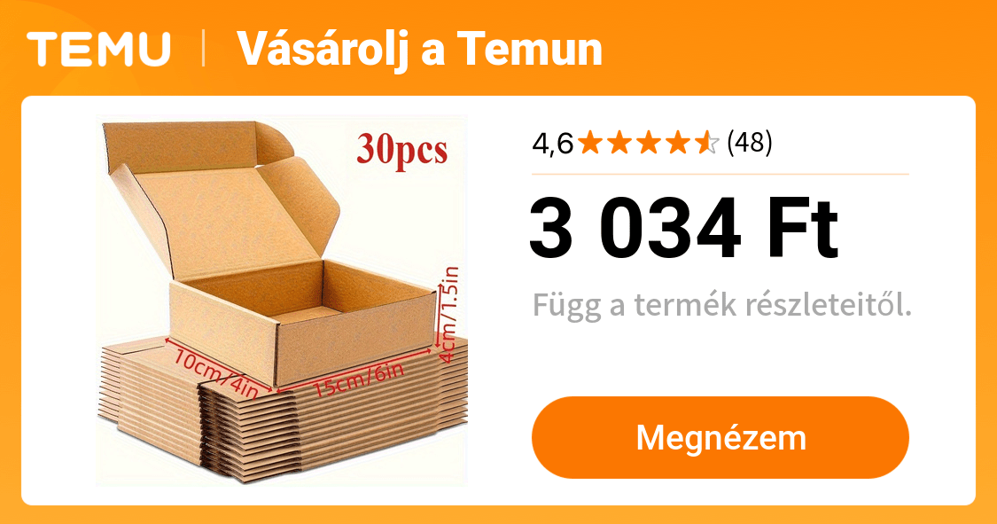 30 csomag extra kemény szélálló karton doboz kis repülőgép - Temu Hungary