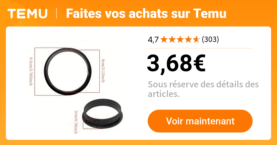 ensemble 8 moules à en anneau ronde moules à - Temu France