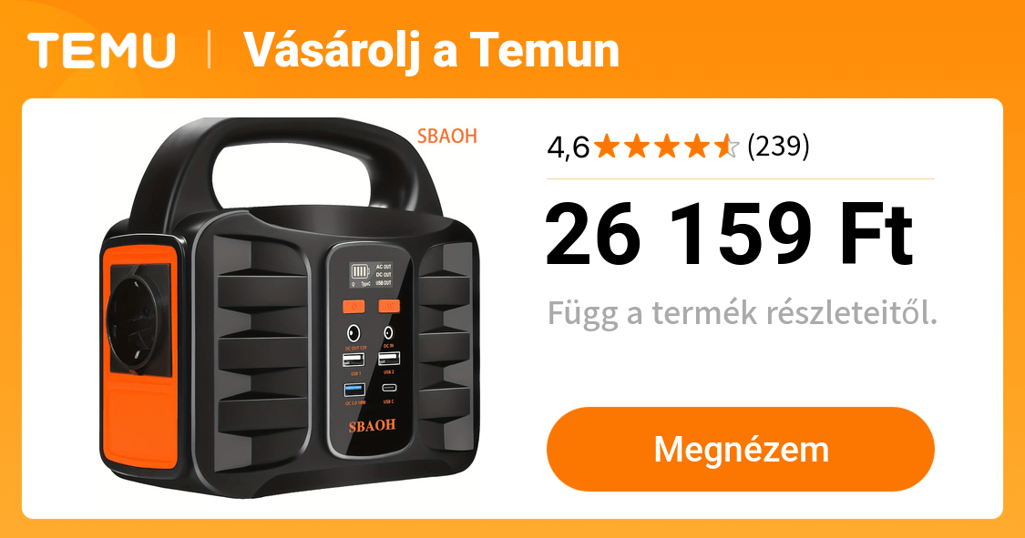 hordozható energiatároló t101 99wh/194wh 150w/200w - Temu Hungary