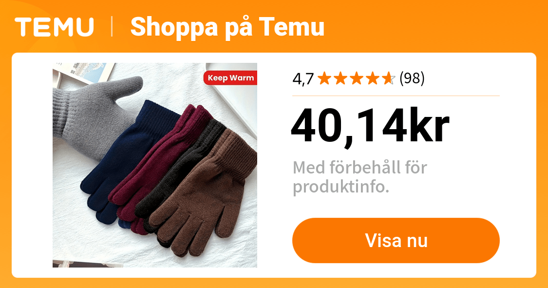 5 st set av neutral handskar acryl vinter - Temu Sweden