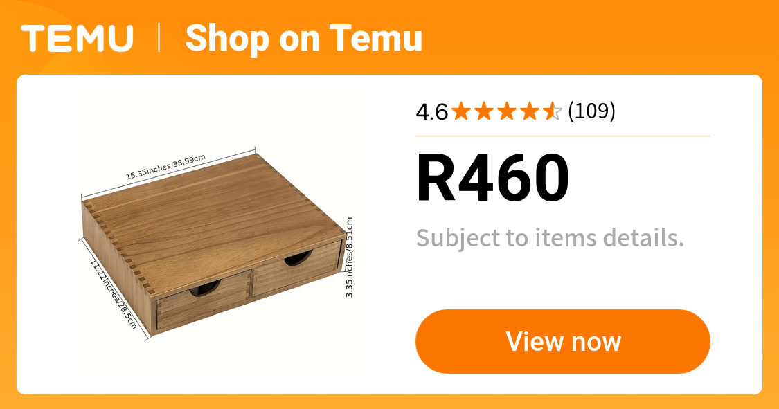 wooden storage cabinet drawers multi compartment organizer - Temu South Africa