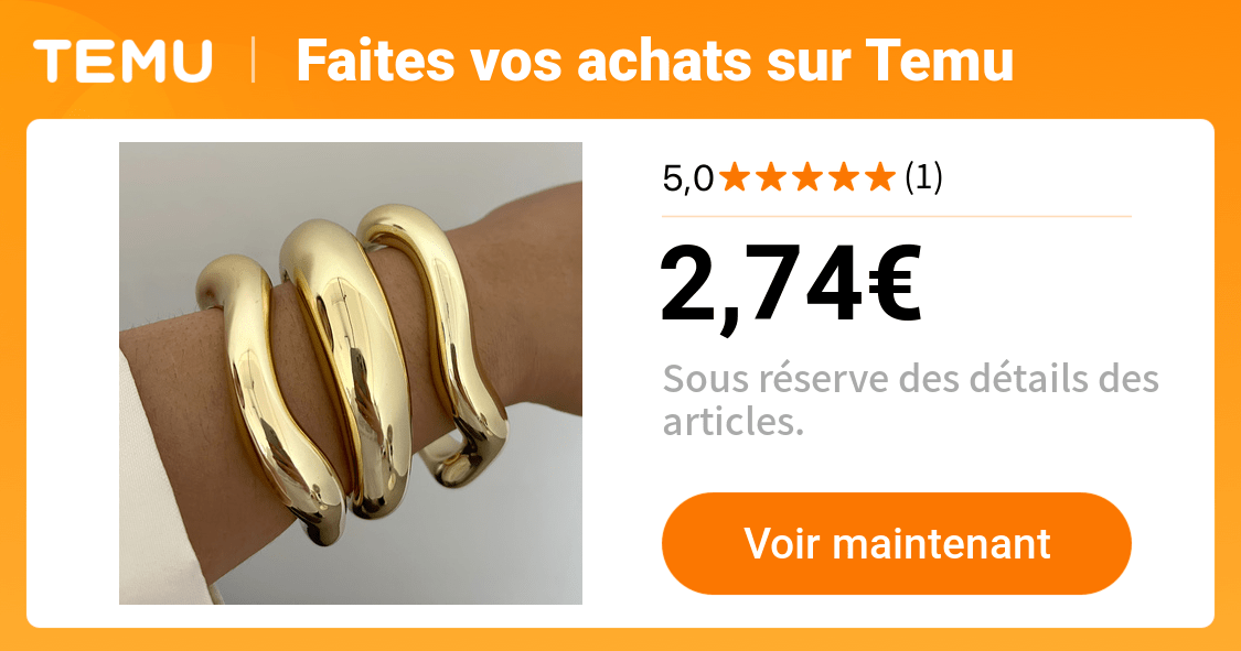 3 pièces ccb (bracelet bouclé) ensemble bracelets dorés - Temu France