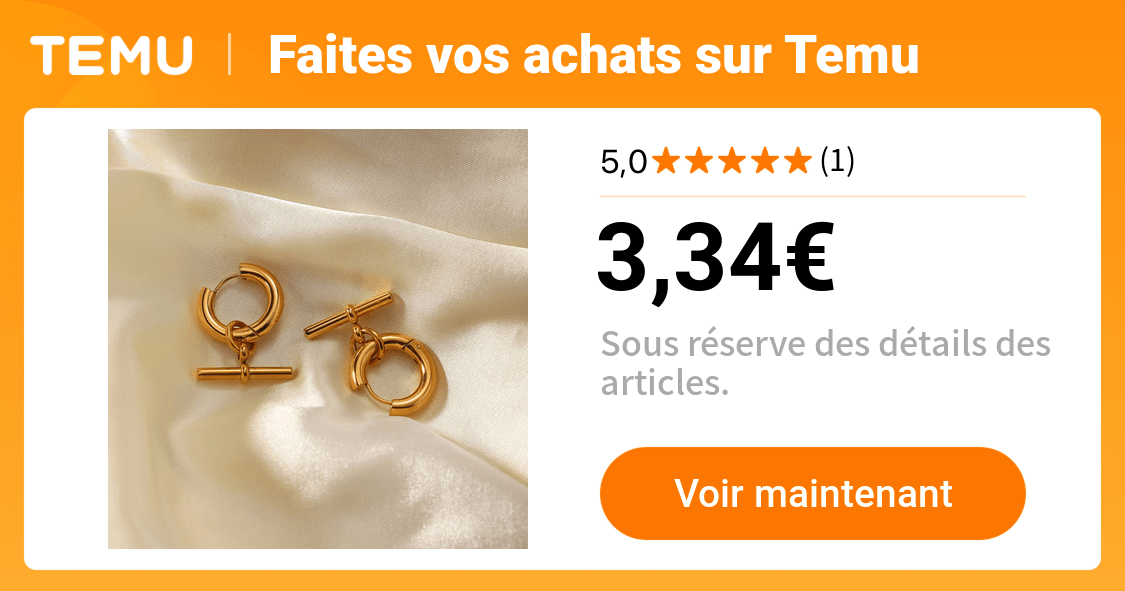 1 paire boucles doreilles élégantes en acier inoxydable - Temu France