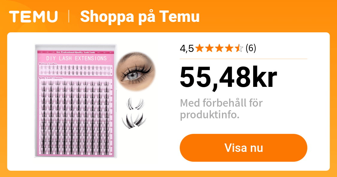 156st c anime kattögon falska ögonfransförlängningar - Temu Sweden