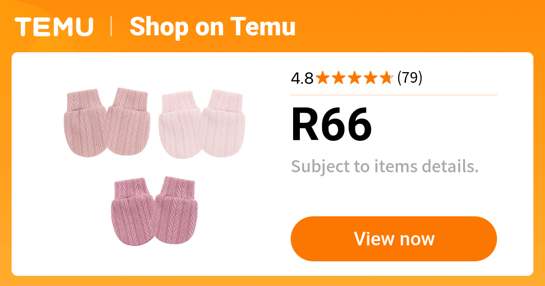 3-Pair spriboom Newborn Baby & Cotton Mittens - Soft Breathable Gloves, * for */Holiday Gift, * Machine Washable (Suitable fo