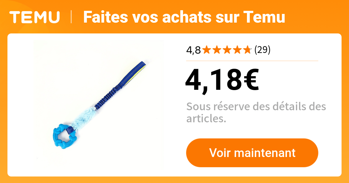 jouet en corde durable cercle dentraînement interactif - Temu France