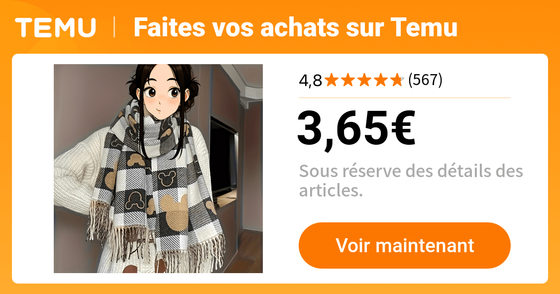 écharpe décorative à polyester - Temu France