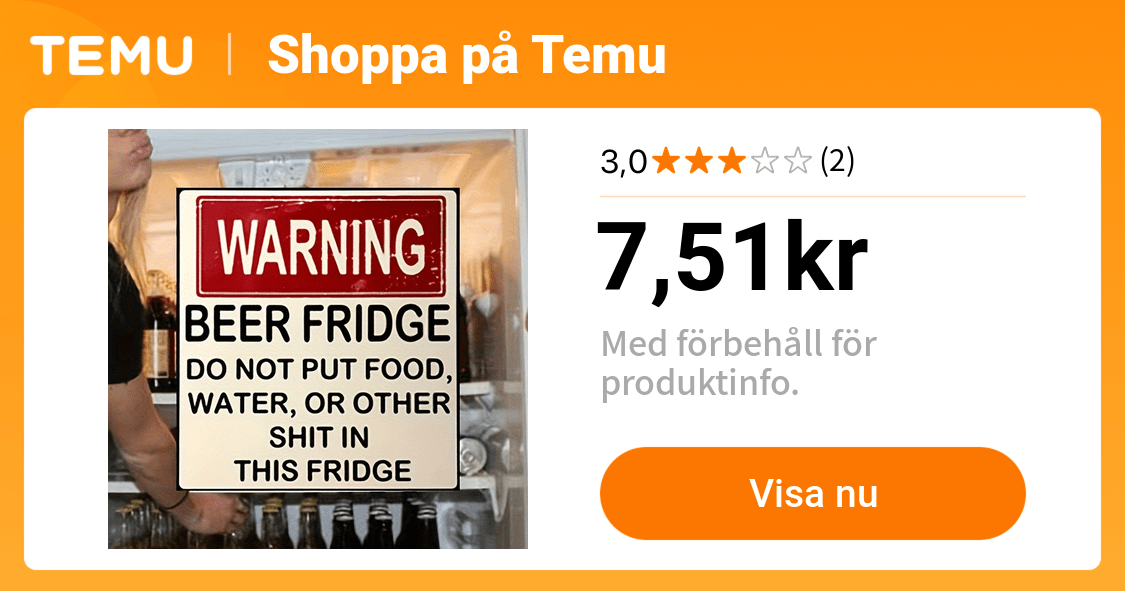 1 ölmagnet varning - Temu Sweden