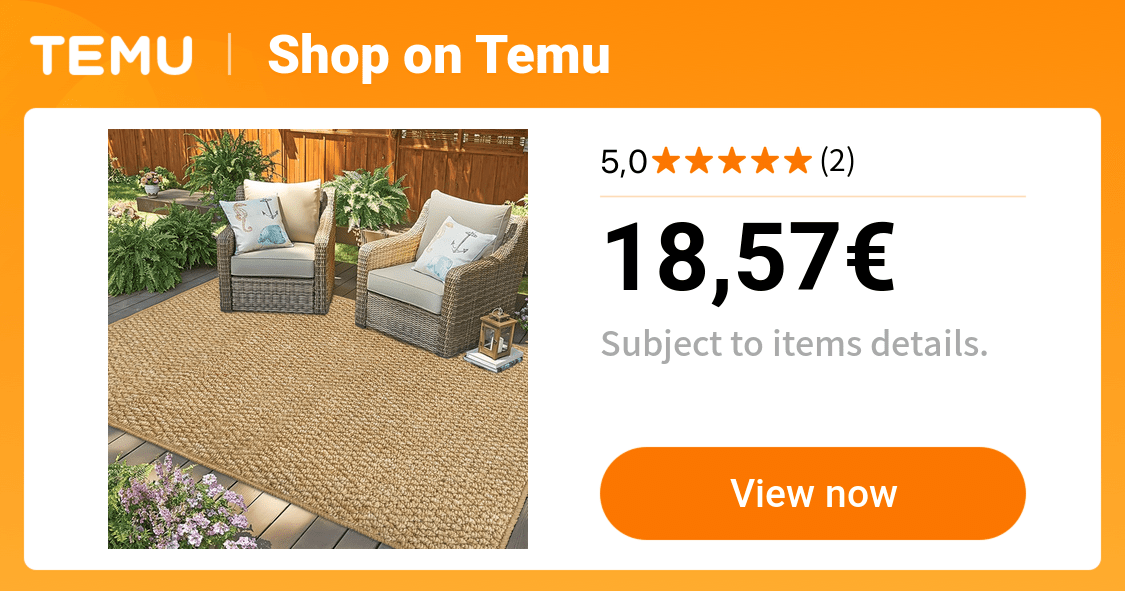 1pc large jute carpet season use natural jute like mat - Temu France