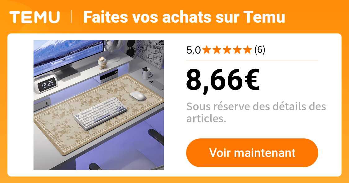 tapis bureau en similicuir luxe 15.7x31.5 bord élégant en - Temu France