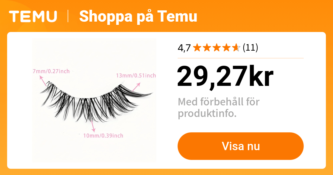 10 par fox style långa falska ögonfransar cat eye - Temu Sweden