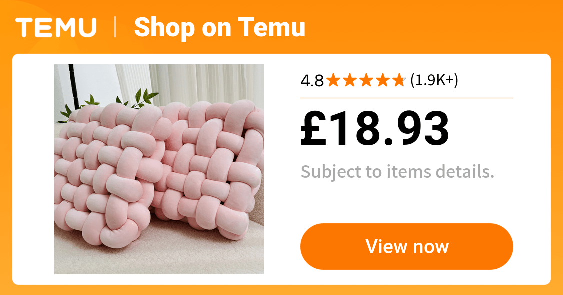 2pcs knot throw throw pillow home decoration - Temu United Kingdom