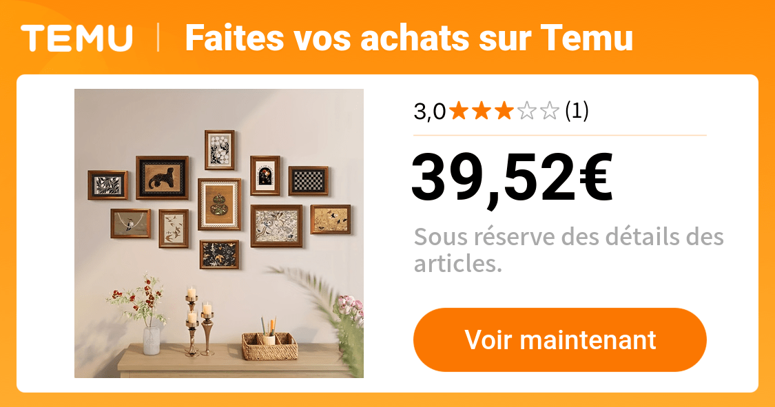 ensembles cadres photo en bois   multi tailles kits - Temu France