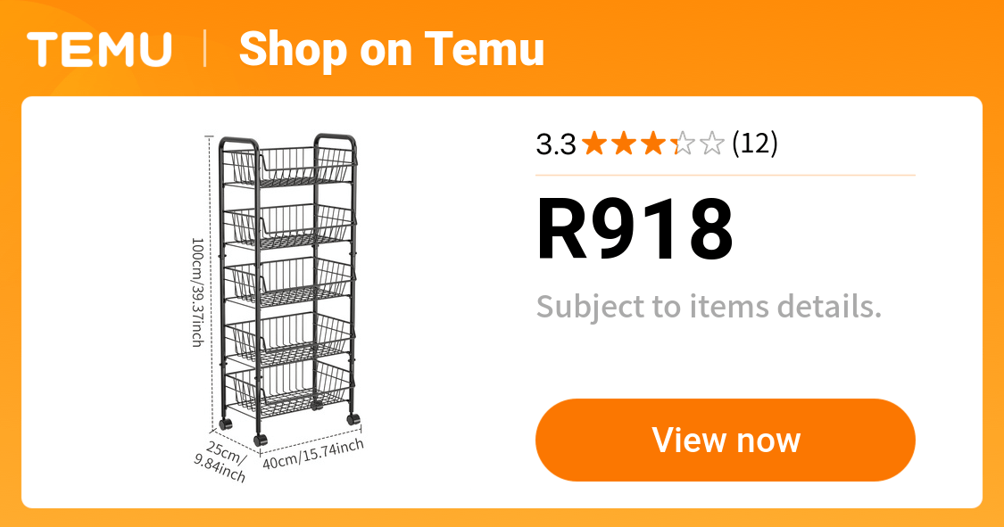 1pc   heavy duty 5 tier 3 tier like adjustable - Temu South Africa