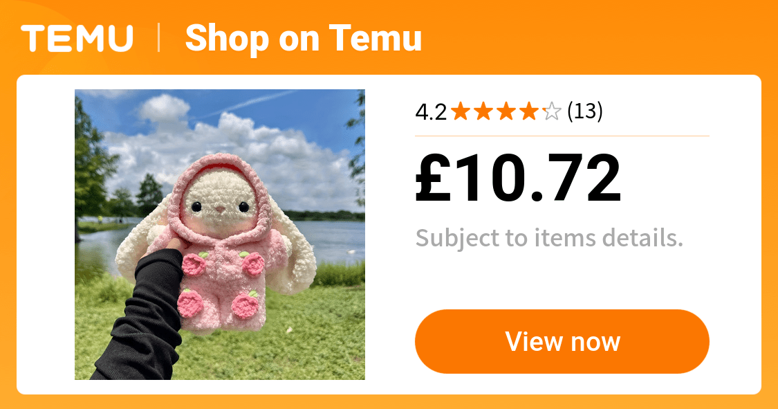 rabbit crochet kit beginners adults handmade weaving tool - Temu United Kingdom