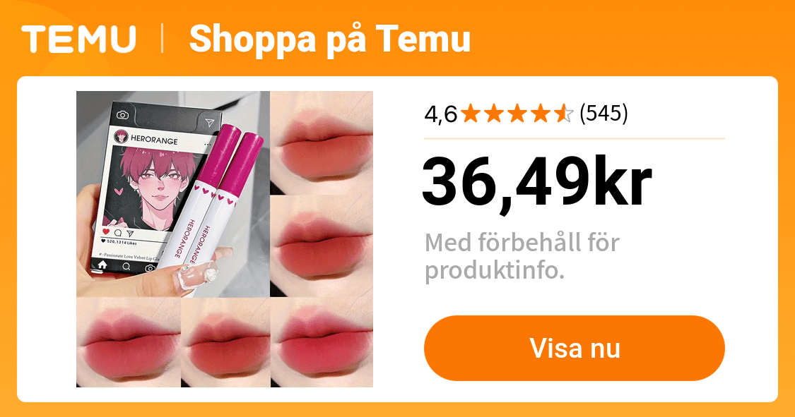 fem stycken läppglansset illustration series presentask läppglansset matt spegelläppstift läppmud långvarig färgåtergivning alla hjärtans dag presenter | Temu Sweden