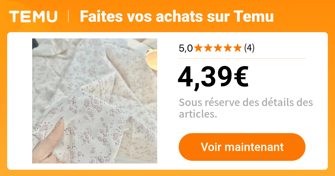 tissu floral imprimé vert parfait - Temu France