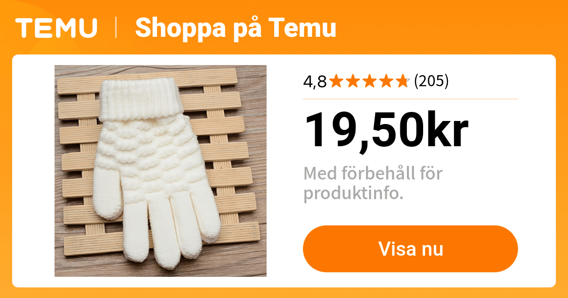 termiska stickade vinterhandskar för barn stretchigt - Temu Sweden