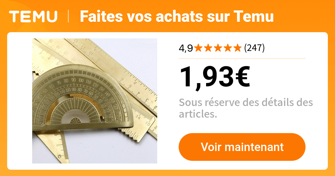 règle triangulaire en laiton vintage rapporteur semicercle - Temu France