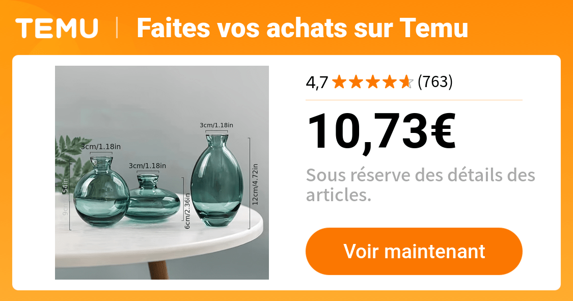 3pcs/set vase moderne miniature parfait décoration maison - Temu France