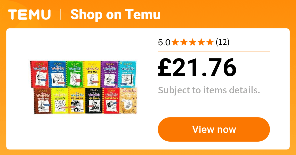 diary a 12 books box set - Temu United Kingdom
