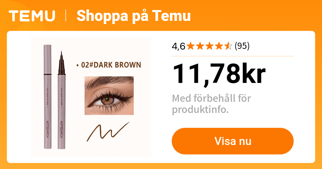 vattentät och svettresistent ögonliner smudge proof - Temu Sweden