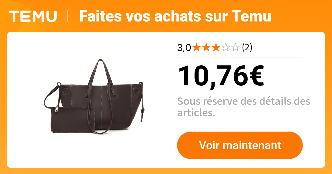 ensemble élégant sac fourre tout clutch femme grand sac à - Temu France