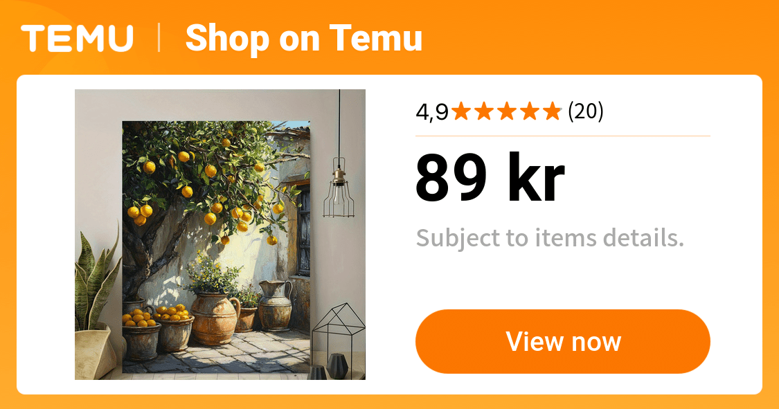 1pc frameless canvas wall art vibrant lemon tree golden - Temu Norway