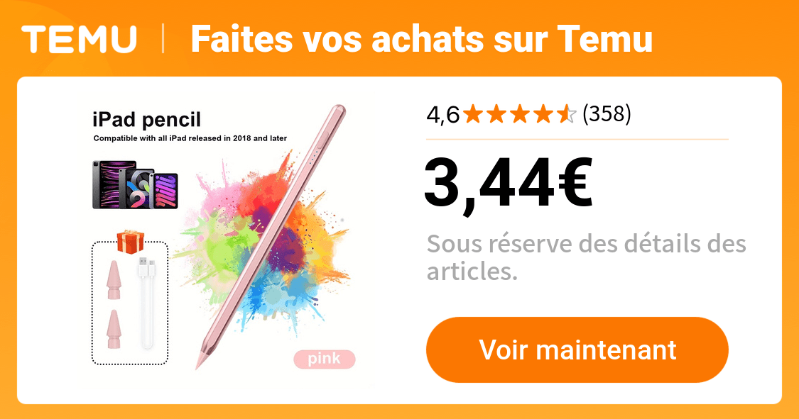 crayon   for ipad a16 9ème génération     - Temu France