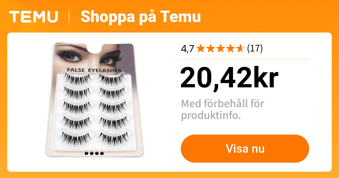 5 par anime stil falska ögonfransar 10 14mm tjocka fransar - Temu Sweden