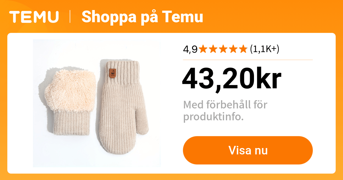 1 par vinterhandskar för kvinnor fleecefodrade - Temu Sweden