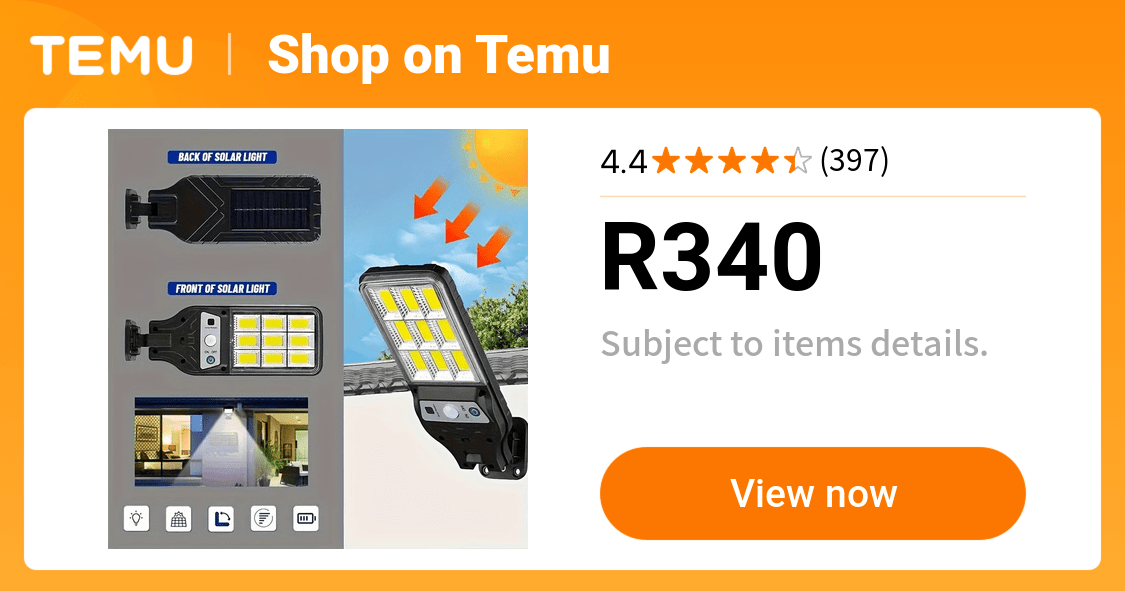 4pcs powerful solar   street area lighting - Temu South Africa