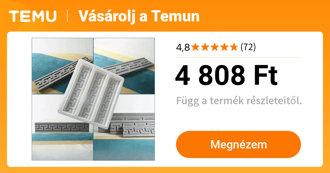 3 az 1 ben újrahasználható műanyag csempeforma diy kerti - Temu Hungary